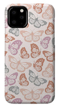 Load image into Gallery viewer, Orange and Pink Butterfly Pattern - Phone Case