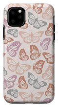 Load image into Gallery viewer, Orange and Pink Butterfly Pattern - Phone Case