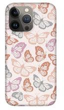 Load image into Gallery viewer, Orange and Pink Butterfly Pattern - Phone Case