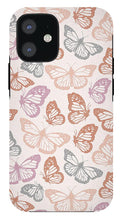 Load image into Gallery viewer, Orange and Pink Butterfly Pattern - Phone Case