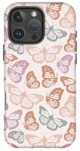 Load image into Gallery viewer, Orange and Pink Butterfly Pattern - Phone Case