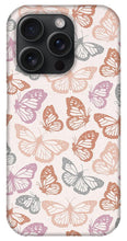 Load image into Gallery viewer, Orange and Pink Butterfly Pattern - Phone Case