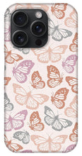 Load image into Gallery viewer, Orange and Pink Butterfly Pattern - Phone Case