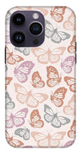Load image into Gallery viewer, Orange and Pink Butterfly Pattern - Phone Case