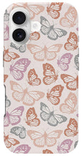 Load image into Gallery viewer, Orange and Pink Butterfly Pattern - Phone Case