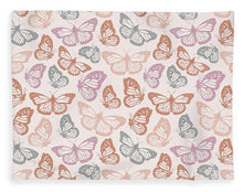 Load image into Gallery viewer, Orange and Pink Butterfly Pattern - Blanket