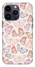 Load image into Gallery viewer, Orange and Pink Butterfly Pattern - Phone Case