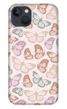 Load image into Gallery viewer, Orange and Pink Butterfly Pattern - Phone Case
