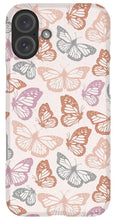 Load image into Gallery viewer, Orange and Pink Butterfly Pattern - Phone Case