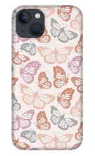 Load image into Gallery viewer, Orange and Pink Butterfly Pattern - Phone Case