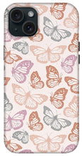 Load image into Gallery viewer, Orange and Pink Butterfly Pattern - Phone Case