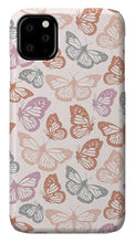 Load image into Gallery viewer, Orange and Pink Butterfly Pattern - Phone Case