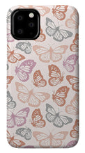 Load image into Gallery viewer, Orange and Pink Butterfly Pattern - Phone Case