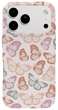 Load image into Gallery viewer, Orange and Pink Butterfly Pattern - Phone Case