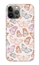 Load image into Gallery viewer, Orange and Pink Butterfly Pattern - Phone Case