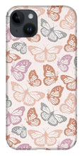 Load image into Gallery viewer, Orange and Pink Butterfly Pattern - Phone Case