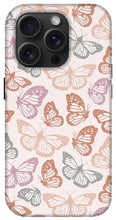 Load image into Gallery viewer, Orange and Pink Butterfly Pattern - Phone Case