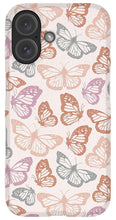 Load image into Gallery viewer, Orange and Pink Butterfly Pattern - Phone Case