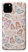 Load image into Gallery viewer, Orange and Pink Butterfly Pattern - Phone Case