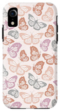 Load image into Gallery viewer, Orange and Pink Butterfly Pattern - Phone Case