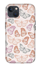 Load image into Gallery viewer, Orange and Pink Butterfly Pattern - Phone Case
