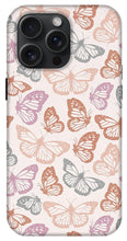 Load image into Gallery viewer, Orange and Pink Butterfly Pattern - Phone Case