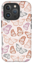 Load image into Gallery viewer, Orange and Pink Butterfly Pattern - Phone Case