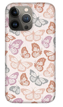 Load image into Gallery viewer, Orange and Pink Butterfly Pattern - Phone Case