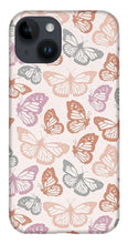 Load image into Gallery viewer, Orange and Pink Butterfly Pattern - Phone Case