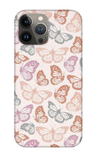 Load image into Gallery viewer, Orange and Pink Butterfly Pattern - Phone Case