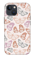 Load image into Gallery viewer, Orange and Pink Butterfly Pattern - Phone Case