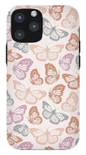 Load image into Gallery viewer, Orange and Pink Butterfly Pattern - Phone Case