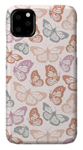 Load image into Gallery viewer, Orange and Pink Butterfly Pattern - Phone Case