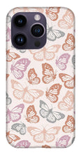 Load image into Gallery viewer, Orange and Pink Butterfly Pattern - Phone Case