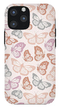 Load image into Gallery viewer, Orange and Pink Butterfly Pattern - Phone Case