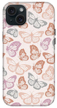 Load image into Gallery viewer, Orange and Pink Butterfly Pattern - Phone Case