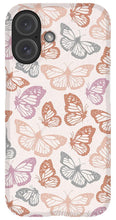 Load image into Gallery viewer, Orange and Pink Butterfly Pattern - Phone Case