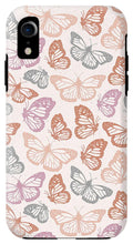 Load image into Gallery viewer, Orange and Pink Butterfly Pattern - Phone Case