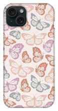 Load image into Gallery viewer, Orange and Pink Butterfly Pattern - Phone Case