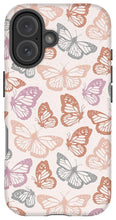 Load image into Gallery viewer, Orange and Pink Butterfly Pattern - Phone Case