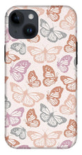 Load image into Gallery viewer, Orange and Pink Butterfly Pattern - Phone Case