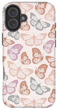 Load image into Gallery viewer, Orange and Pink Butterfly Pattern - Phone Case