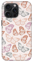 Load image into Gallery viewer, Orange and Pink Butterfly Pattern - Phone Case