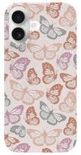 Load image into Gallery viewer, Orange and Pink Butterfly Pattern - Phone Case