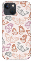 Load image into Gallery viewer, Orange and Pink Butterfly Pattern - Phone Case