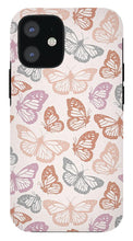 Load image into Gallery viewer, Orange and Pink Butterfly Pattern - Phone Case