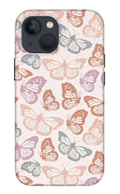 Load image into Gallery viewer, Orange and Pink Butterfly Pattern - Phone Case