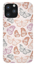 Load image into Gallery viewer, Orange and Pink Butterfly Pattern - Phone Case