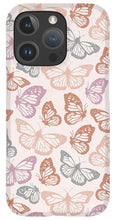 Load image into Gallery viewer, Orange and Pink Butterfly Pattern - Phone Case