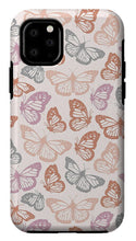 Load image into Gallery viewer, Orange and Pink Butterfly Pattern - Phone Case